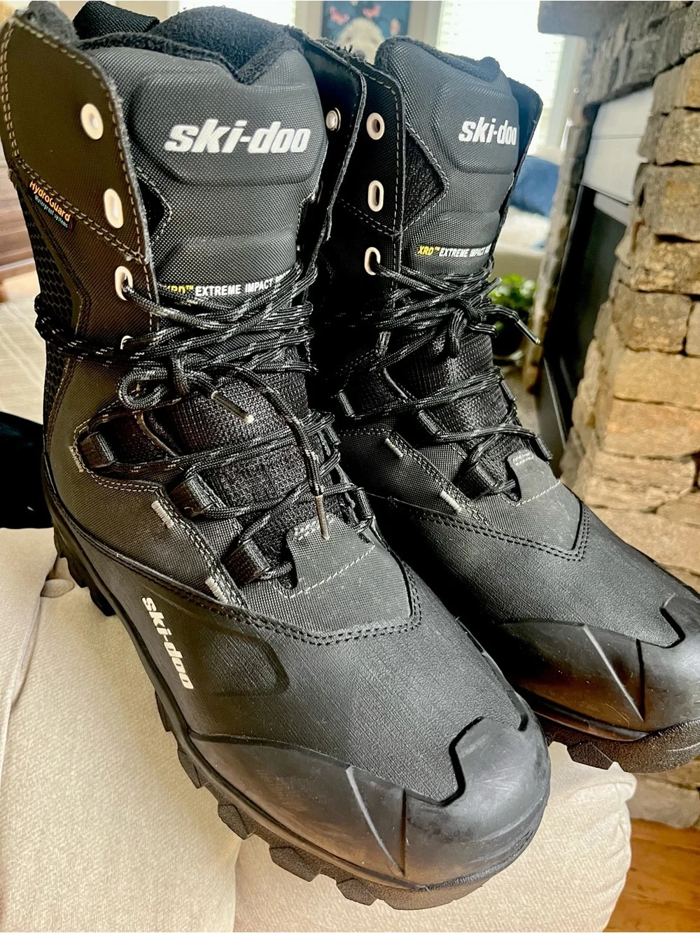 Ski-Doo Men's Black Waterproof Winter Boots